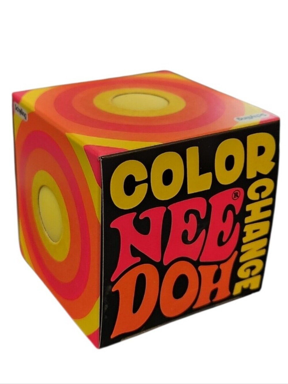 NEW Color Changing NeeDoh Groovy Glob Bright Yellow Squish Pull Squeeze Fidget